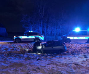 Pościg przez trzy powiaty za złodziejem paliwa. Finał w rowie w Zabrzewie w powiecie leszczyńskim