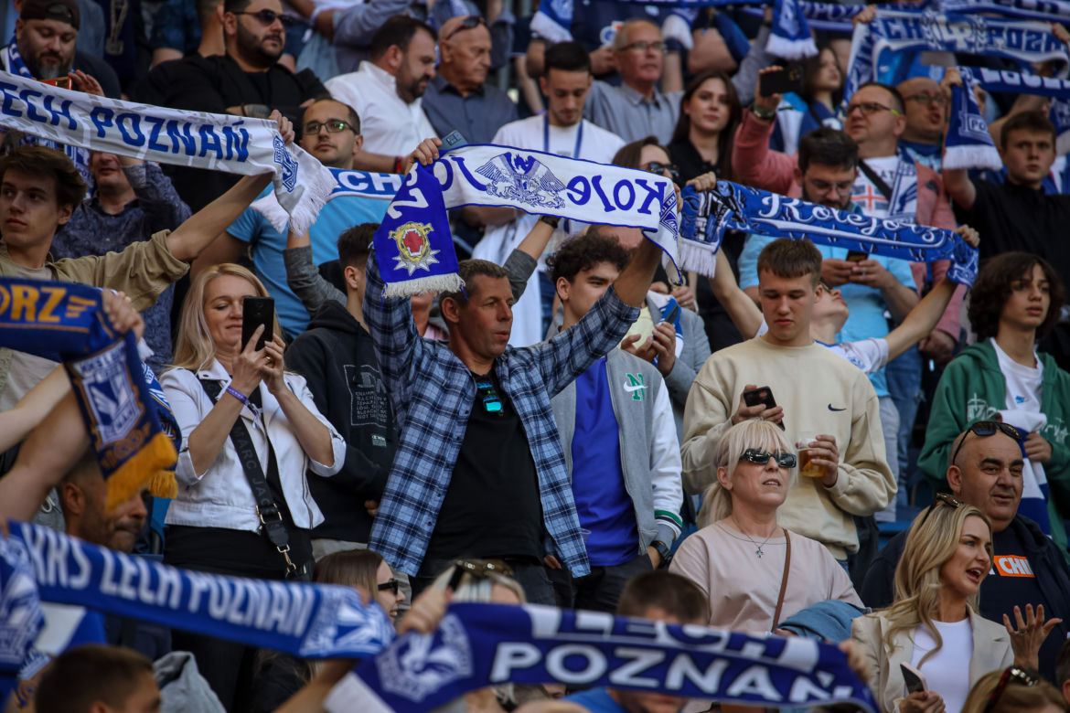 Tak bawili się kibice na meczu Lech Poznań - Jagiellonia Białystok