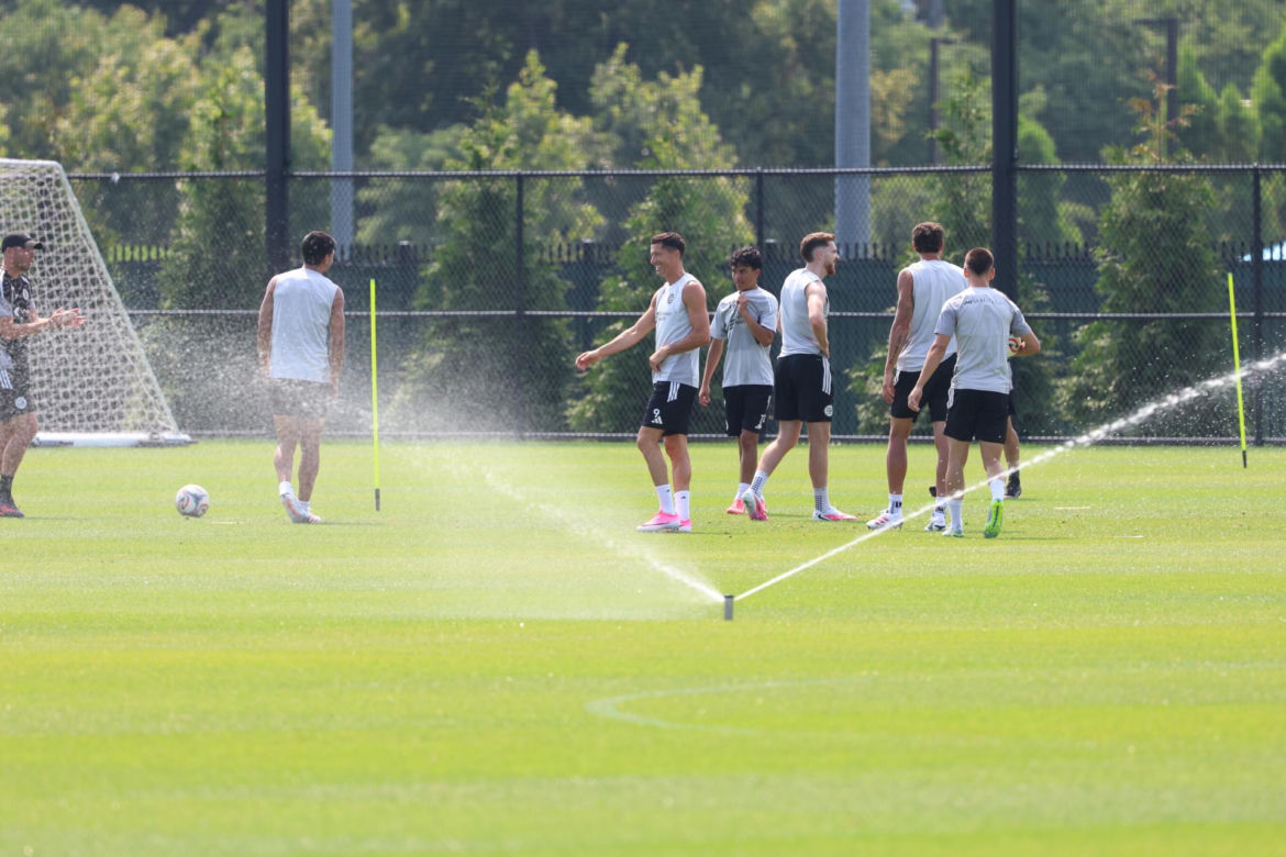 Robert Lewandowski trenuje w Chicago Fire
