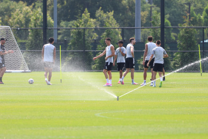 Robert Lewandowski trenuje w Chicago Fire