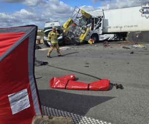Tragiczny wypadek na autostradzie A1 w Mykanowie