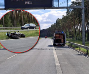 Wypadek na S5 koło Bydgoszczy. Nie żyje 49-letni motocyklista!
