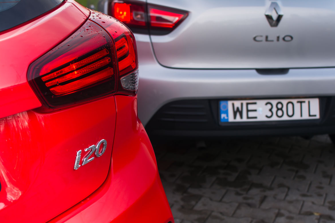 Renault Clio 1.5 dCi 75 KM Alize vs. Hyundai i20 1.2 MPI 84 KM Launch
