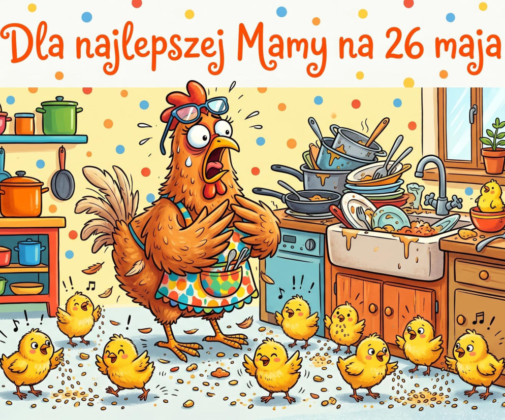 Śmieszna kartka na Dzień Matki