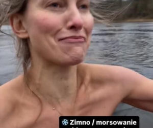 Fani drżeli o jej zdrowie, a ona… wskoczyła do lodu. Szokujące nagranie Joanny Moro!