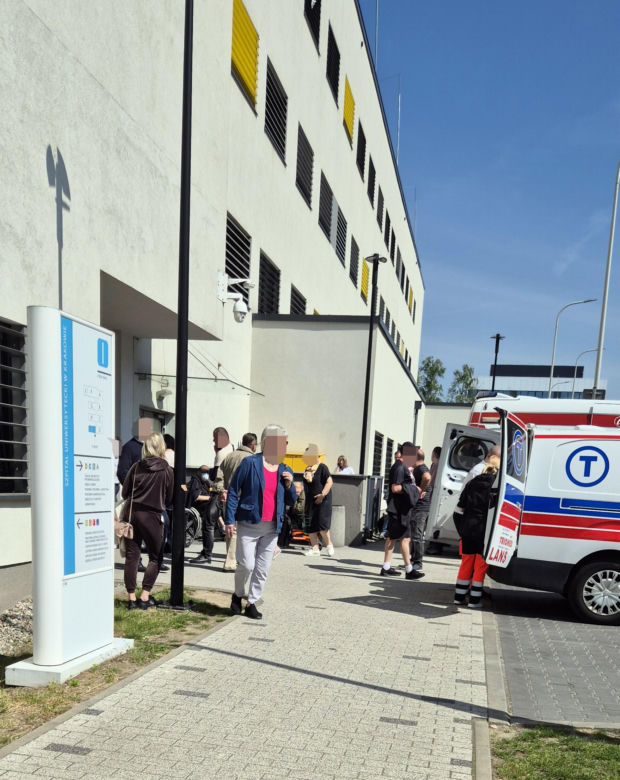 Atak nożownika w Szpitalu Uniwersyteckim w Krakowie