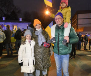 Kolejny protest pod ambasadą Rosji w Warszawie