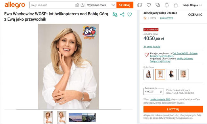 Najciekawsze aukcje gwiazd dla WOŚP. Sprawdź, co można wylicytować