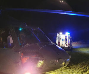 Black Hawk w Radomiu. Śmigłowiec transportował zakażoną pielęgniarkę