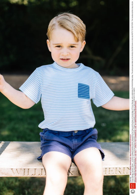 Książę George, 3. urodziny