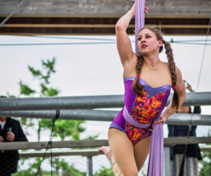 Usedom UP na Uznamskiej Ścieżce w koronach drzew. Podniebne show cyrkowe wysoko nad Bałtykiem