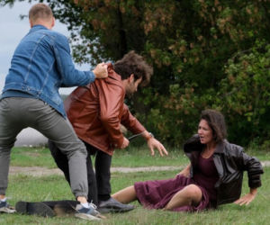 M jak miłość odc. 1906. Paweł (Rafał Mroczek), Agnes (Amanda Mincewicz), Martin (Paweł Izdebski)