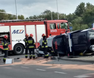 Kolizja przy moście Świętokrzyskim
