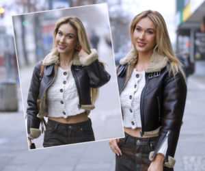 Ida Nowakowska pomyka po mieście w kusym sweterku. Na zewnątrz zimnica, a ona z gołym brzuchem