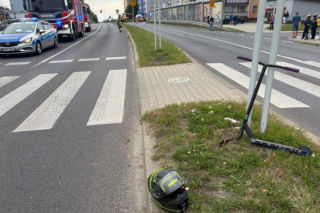Dramat w Wodzisławiu Śląskim. Motocyklista potrącił 12-latka. Lądował LPR