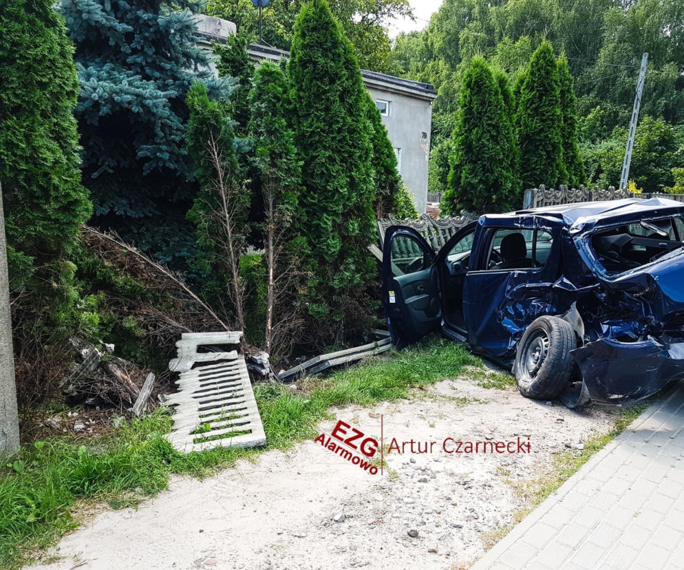 Wjechała pod wóz strażacki