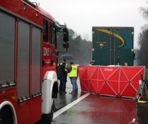 Wypadek śmiertelny na obwodnicy Krakowa. Nie żyje 68latnia kobieta
