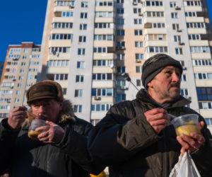 Kijów po rosyjskim ostrzale 3.02.2026