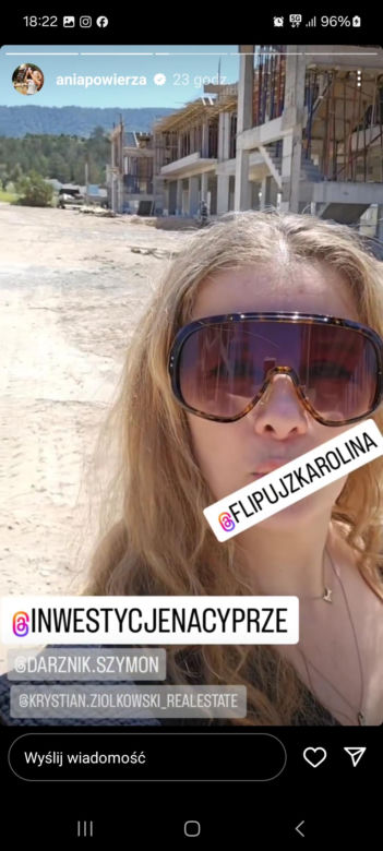 Anna Powierza szaleje na Cyprze i ogląda apartamenty. Wkrótce zamieszka po tureckiej stronie wyspy?