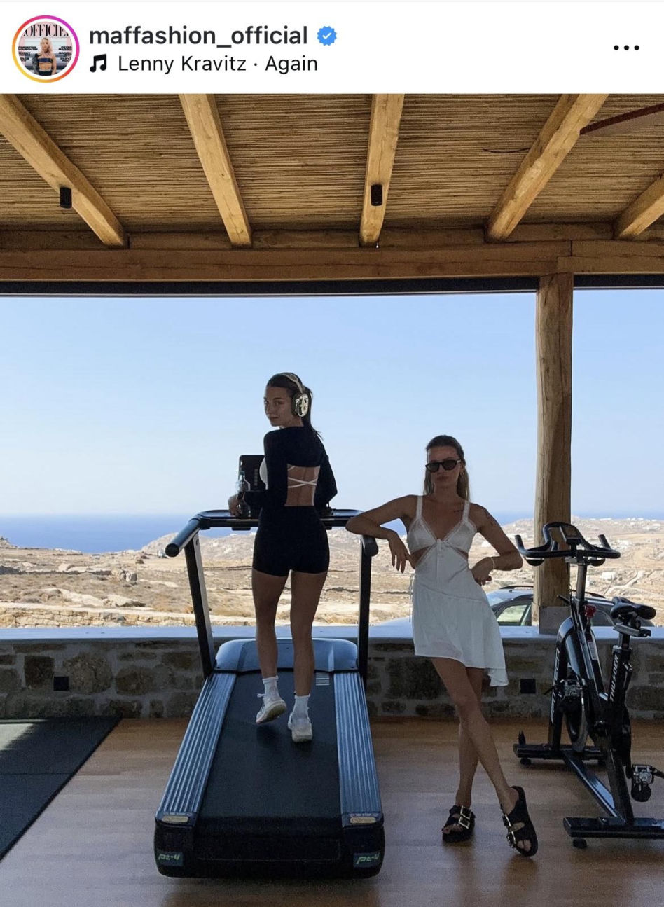 Julia Wieniawa i Maffashion na Mykonos w Grecji