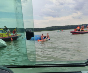 Wichura przewróciła ośmioosobowy jacht! Drmat na Zalewie Koronowskim