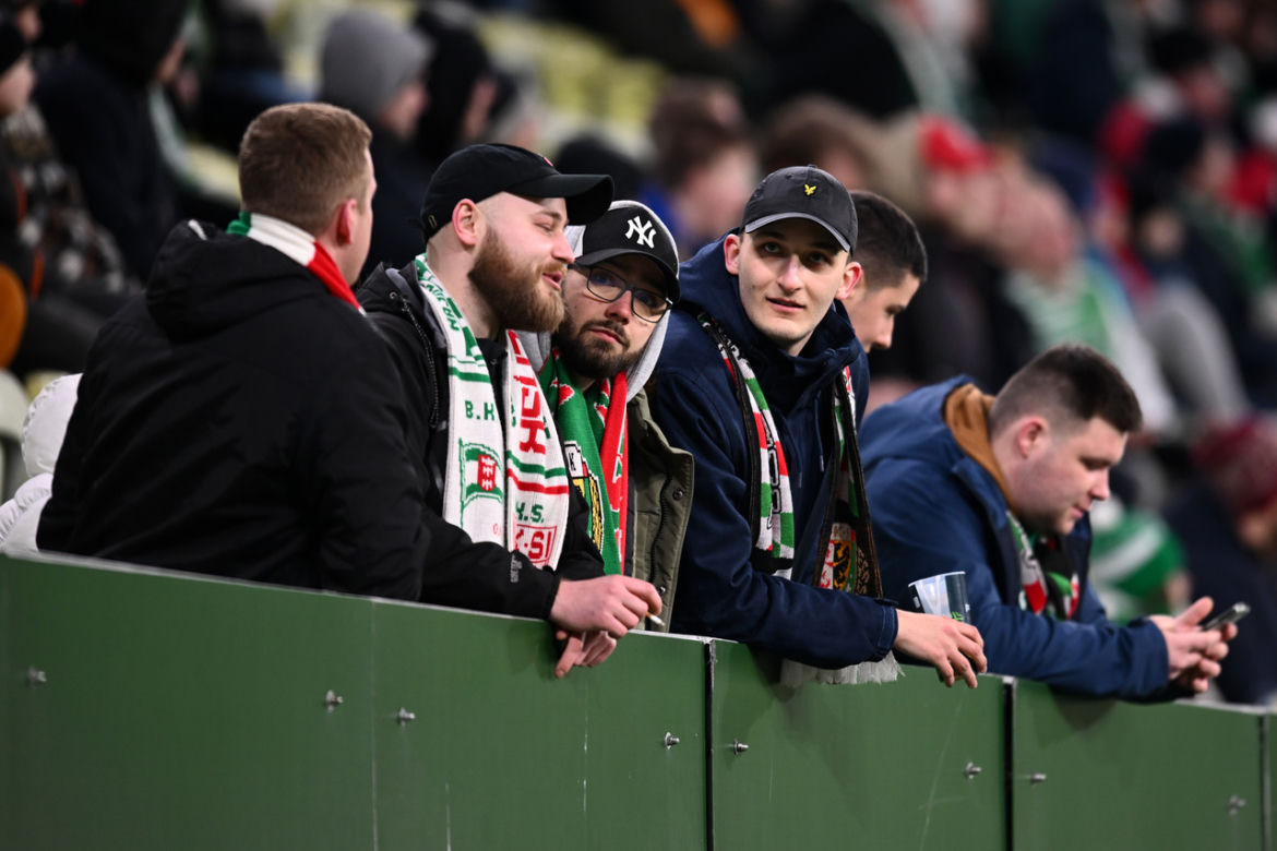 Kibice na meczu Lechia - Śląsk. Zobacz zdjęcia z trybun!