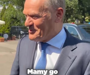 Donald Tusk na planie Rancza