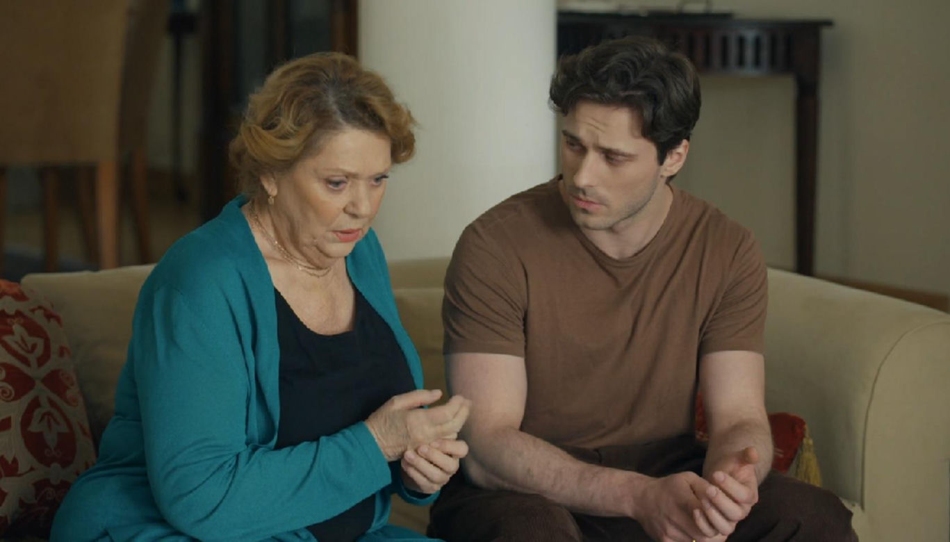 Barwy szczęścia, odcinek 3201. Józefina (Elżbieta Jarosik), Cezary (Marcel Opaliński)