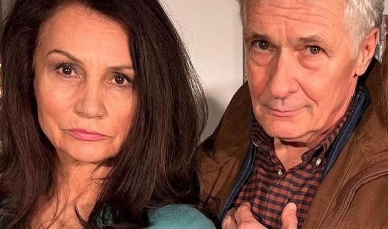"M jak miłość". Aleksandra (Małgorzata Pieczyńska), Erwin (Andrzej Dopierała)