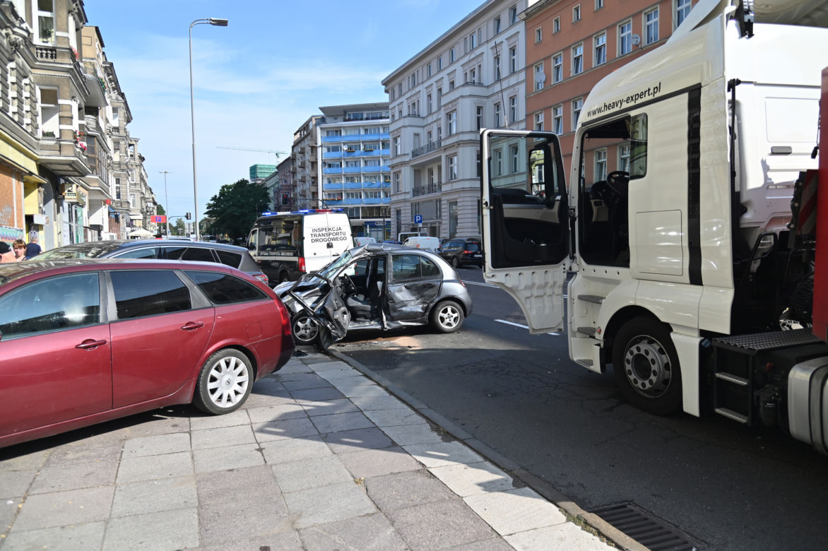 Wypadek na al. Wojska Polskiego