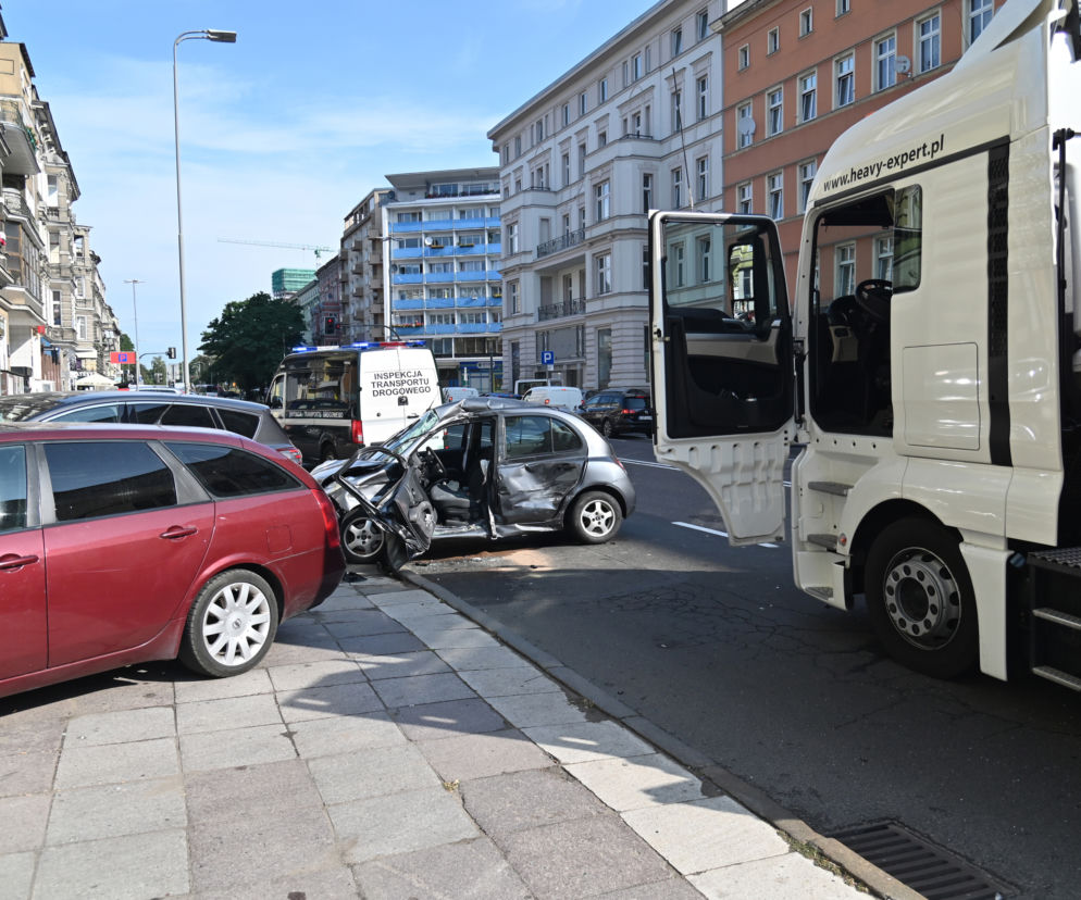 Szczecin: Wypadek na ulicy Wojska Polskiego