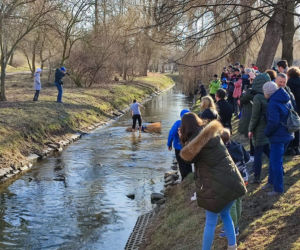 Marzannę zastąpili… Putinną. Pierwszy dzień wiosny w Kielcach