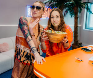 Daria Ładocha w studiu ESKI