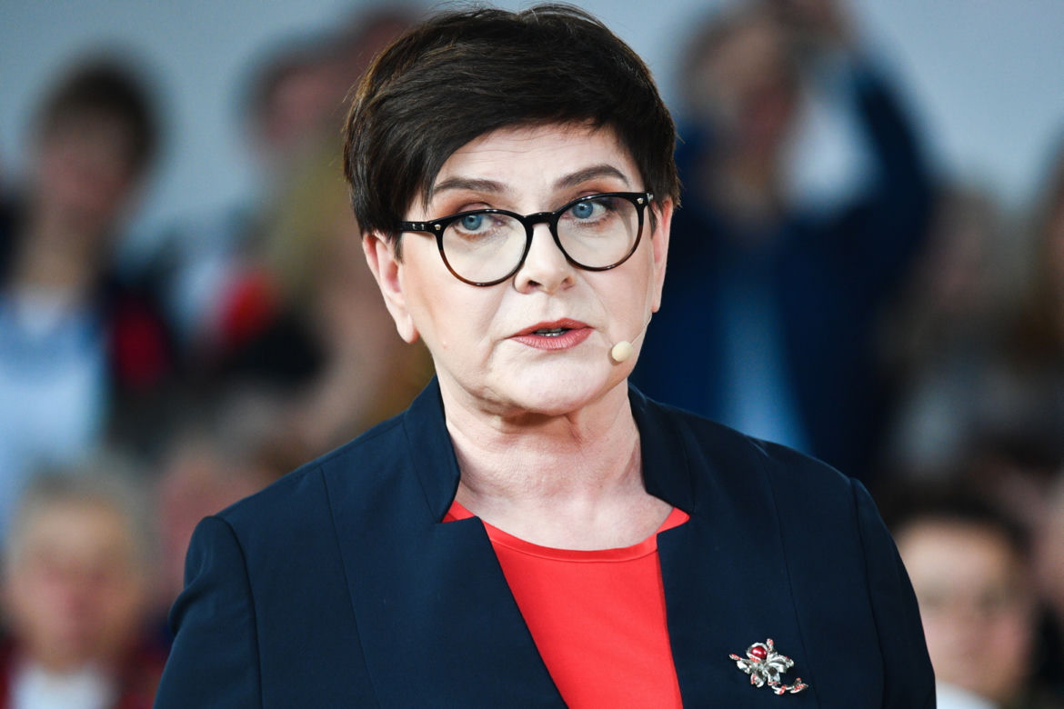 Beata Szydło w Sandomierzu