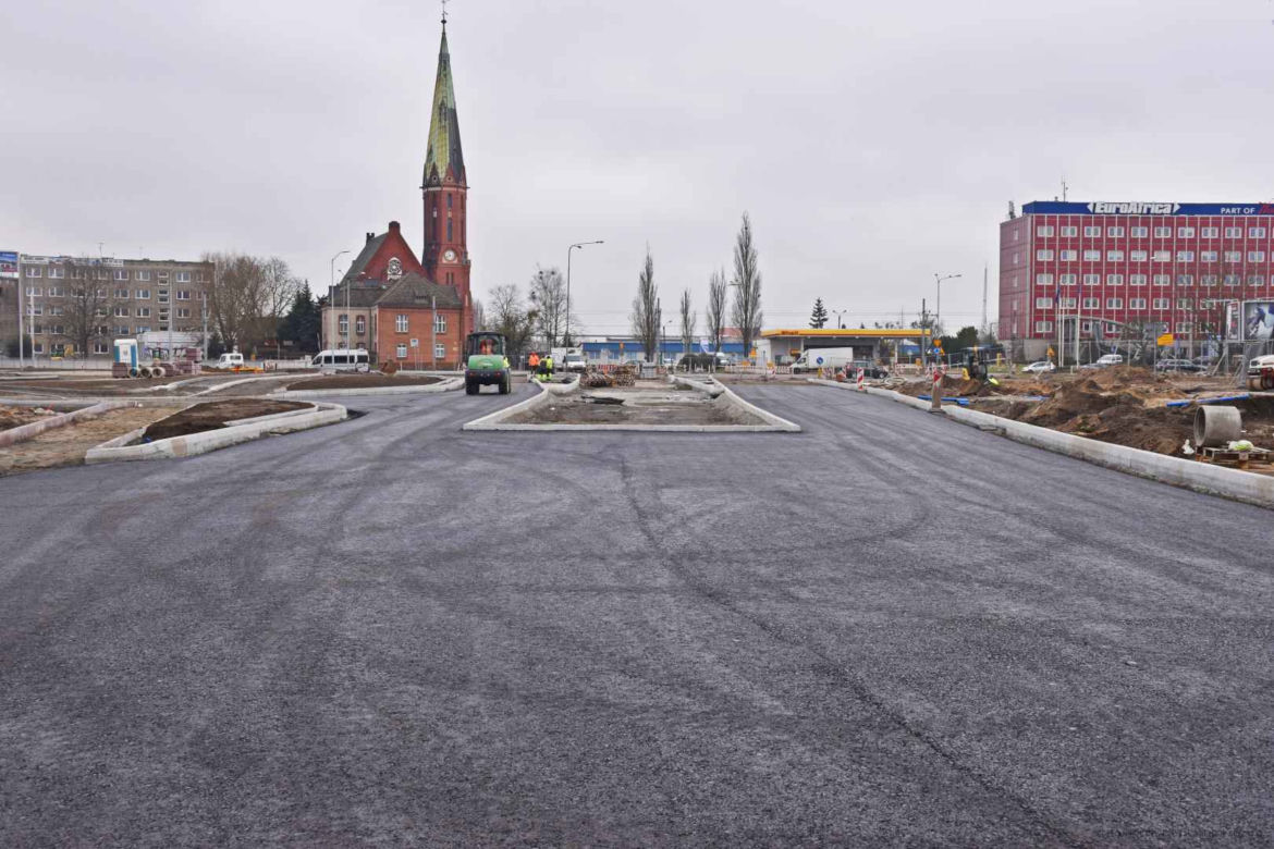 Przebudowa układu drogowego na Międzyodrzu