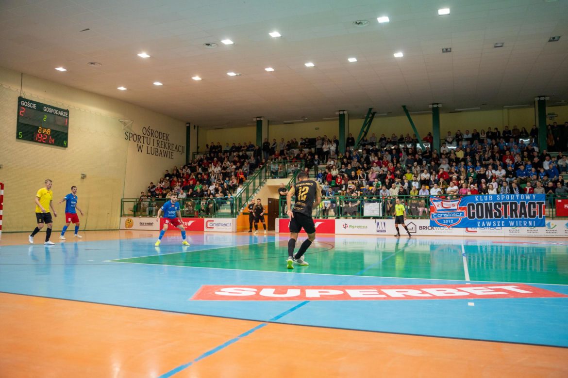 FOGO Futsal Ekstraklasa: KS Constract Lubawa - Piast Gliwice 1:2