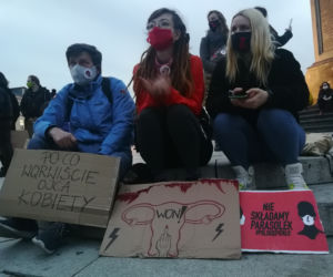 Protest kobiet w Warszawie 30.10.2020