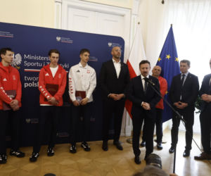 Kacper Tomasiak, Władimir Semirunnij i inni na spotkaniu u Ministra Sportu