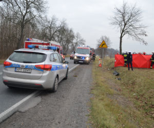 Śmiertelny wypadek na dk 74. Nie żyje kobieta