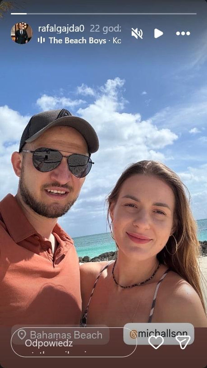 Nowa dziewczyna Rafała Gajdy to prawdziwa piękność! Rolnik zabrał ją na Bahamy