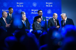 Prezes słynnego klubu obok Donalda Trumpa w Davos. Uczestniczył w podpisaniu statutu Rady Pokoju