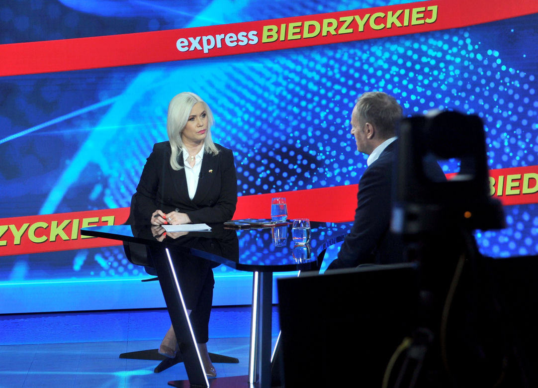 Donald Tusk u Kamili Biedrzyckiej