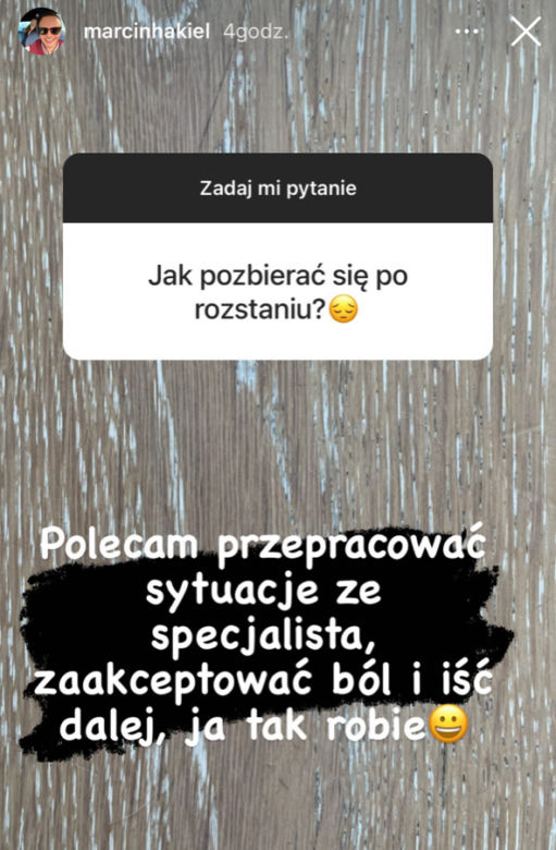 Marcin Hakiel nie wróci do Kasi Cichopek