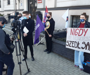 Licealista stanął przed sądem za udział w strajku kobiet