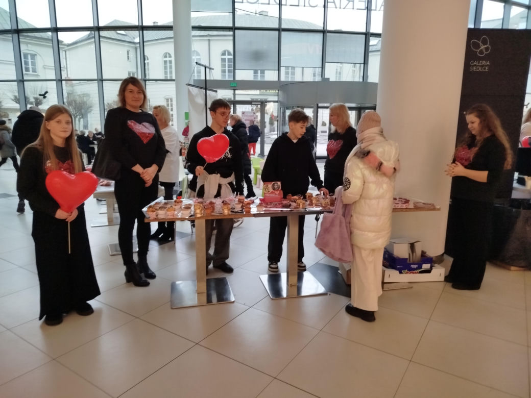 Zbiórka pod hasłem "Walentynki z Sercem" odbyła się 14 lutego w Galerii Siedlce