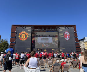 Kibice Manchesteru United i Milanu