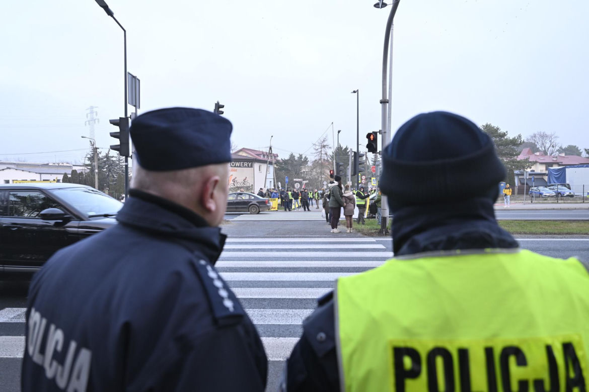 Mają dość korków, chcą buspas. W godzinach szczytu protestowali na pasach