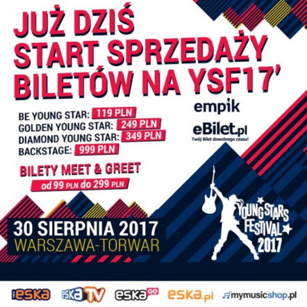 Young Stars 2017 - bilety, pakiety meet&greet, gwiazdy i program
