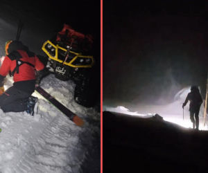 Dramatyczna akcja GOPR w Karkonoszach. Zgubił się w środku śnieżycy
