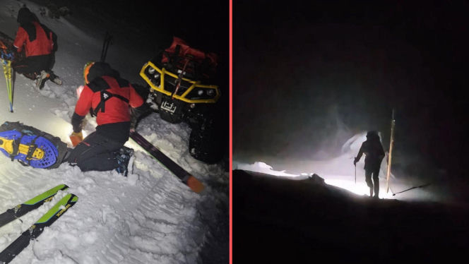 Dramatyczna akcja GOPR w Karkonoszach. Zgubił się w środku śnieżycy